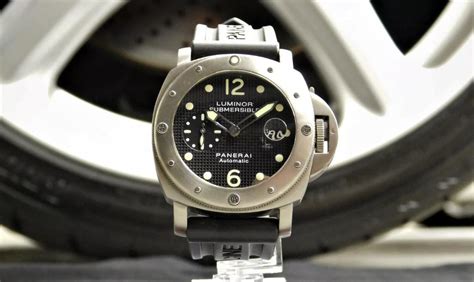 panerai tritium titanium watch